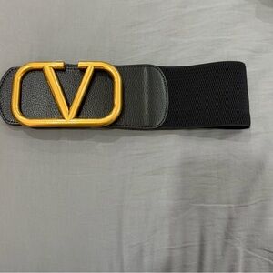 Black and Gold Designer Belt